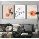 Постер 28 картин "Цветы и любовь" 70x50 см