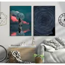 Постер 28 картин "Космонавт, космос" 50x40 см