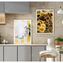 Набор постеров 28 картин "Подсолнухи, белая шляпа" 70x50 см 2 шт в подарочном тубусе