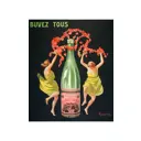 Рекламный плакат Просто Постер Вино Source cachat 40x50см в раме маленький