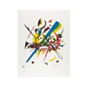 Постер на холсте Просто Постер Геометрия Маленький мир фигур 40x50см без рамы