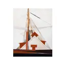 Постер на холсте Просто Постер Геометрия Геометрические мачты 90x120 без рамы