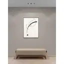 Постер Простопостер "Свободная кривая к точке" 70x50 см в раме