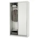 Шкаф-купе Шарм-Дизайн 220x100x45 см 2 двери 4 полки ЛДСП цвет белый