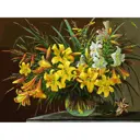 Картина по номерам Белоснежка холст 30x40 см Золотая лилия