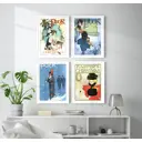 Постер 28 картин "Винтаж" 50x40 см