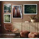 Набор постеров 4 шт 28 картин "Лес" 130x85 см в тубусе без рамы для интерьера