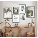 Набор постеров 6 шт 28 картин "Греция - солнечный город" 150x85 см в тубусе без рамы для интерьера