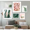 Набор постеров 6 шт 28 картин "Цветы пионы" 120x95 см в тубусе без рамы для интерьера