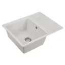 Кухонная мойка Paulmark PM216550-WH Weimar 65x50x20 см кварц цвет белый