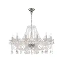 Люстра хрустальная Bohemia Ivele Crystal 1413 107.12.300.Ni E14 12 ламп 24 м²