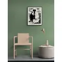 Постер в раме Просто Постер "Встреча кошек" 70x50 см