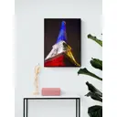 Постер в раме Просто Постер "Эйфелева башня в триколоре" 50x40 см