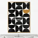 Репродукция картины на холсте "Formal geometry. no 5. 2021г" 75x105 см