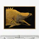 Репродукция картины на холсте "Great hog-fish. 1754г" 75x105 см