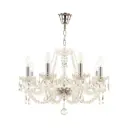 Люстра хрустальная Bohemia Ivele Crystal 1402 101.8.195.Ni E14 8 ламп 16 м²