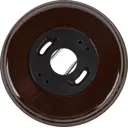 Рамка Electraline 1 пост керамика коричневая