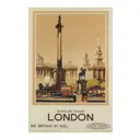 Постер Простопостер "Афиша - london" 120x90 см в подарочном тубусе без рамы