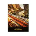 Постер Простопостер "Поезда - олимпийская железная дорога hiawatha" 50x40 см в раме