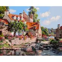 Картина по номерам Белоснежка холст 40x50 см Франция Бретань