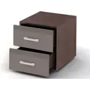 Тумба прикроватная Стендмебель Вегас 40x43x44.60 см 2 ящика цвет венге