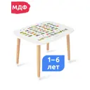 Стол детский Mega Toys Русский алфавит 50x46x60 см МДФ цвет белый