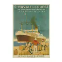 Постер Простопостер "Корабли - транспортировка вин на корабль" 90x60 см в подарочном тубусе без рамы