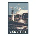 Постер Простопостер "Маяки - маяк у озера эри" 50x40 см в подарочном тубусе без рамы