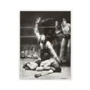 Постер Простопостер "Бокс - отсчет времени" 90x60 см в раме