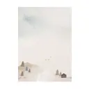 Постер Простопостер "Зима - зимняя вьюга" 50x40 см в раме