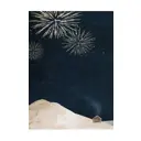 Постер Простопостер "Зима - новогодний салют" 90x60 см в раме