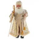 Новогоднее украшение Дед Мороз Jiangsu Holly Everlasting Inc 19x63x33 см цвет золотой