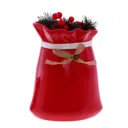 Новогоднее украшение Новогодняя композиция 12x27x18.5 см цвет красный
