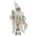 Новогоднее украшение Дед Мороз Jiangsu Holly Everlasting Inc 10x62x27 см цвет белый