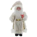 Новогоднее украшение Дед Мороз Jiangsu Holly Everlasting Inc 15x47x28 см цвет белый