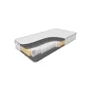 Матрас Dreamline Coal Memory Komfort Massage S-1000 130x190 см, независимый пружинный блок, полутораспальный