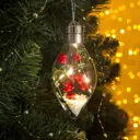 Елочная игрушка Isnl-080 Luazon lighting 4357261 6 см х 6 см бесцветный/прозрачный