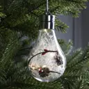 Елочная игрушка Isnl-074 Luazon lighting 4357255 6.5 см х 6.5 см бесцветный/прозрачный