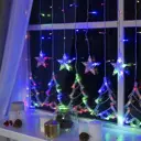 Электрогирлянда комнатная Luazon lighting 2361709 бахрома 2.4x2.4 м 138 ламп разноцветный 8 режимов работы