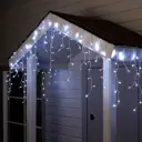 Электрогирлянда универсальная Luazon lighting 705912 бахрома 4x4 м 180 ламп холодный белый 8 режимов работы