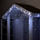 Электрогирлянда универсальная Luazon lighting 705917 бахрома 4x4 м 180 ламп холодный белый 8 режимов работы