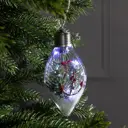 Елочный шар Luazon lighting 4357258 Isnl-077 7 см металл, пластик бесцветный/прозрачный