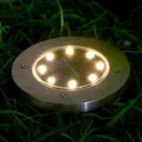 Светильник встраиваемый уличный Luazon lighting GBV-0253 на солнечных батареях свет теплый белый (желтый)