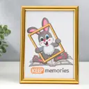 Рамка Keep memories 5054668, 21x15 см, пластик, цвет золото