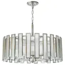Люстра подвесная LIGHTSTAR 712064 Agave 6 ламп 12 м² цвет серебряный