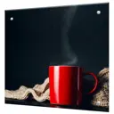 Защитный экран Borntoprint Кружка кофе 50x60x0.4 см закаленное стекло цвет прозрачный