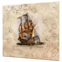 Защитный экран Borntoprint Приключения 50x50x0.4 см закаленное стекло цвет прозрачный