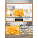 Защитный экран Borntoprint Дольки лимона 60x90x0.4 см закаленное стекло цвет прозрачный