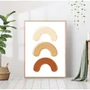 Постер 28 картин "Абстракция 3 радуги" 50x40 см, в подарочном тубусе без рамы