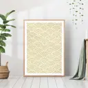 Постер 28 картин "Абстракция бежевый орнамент" 50x40 см, в подарочном тубусе без рамы